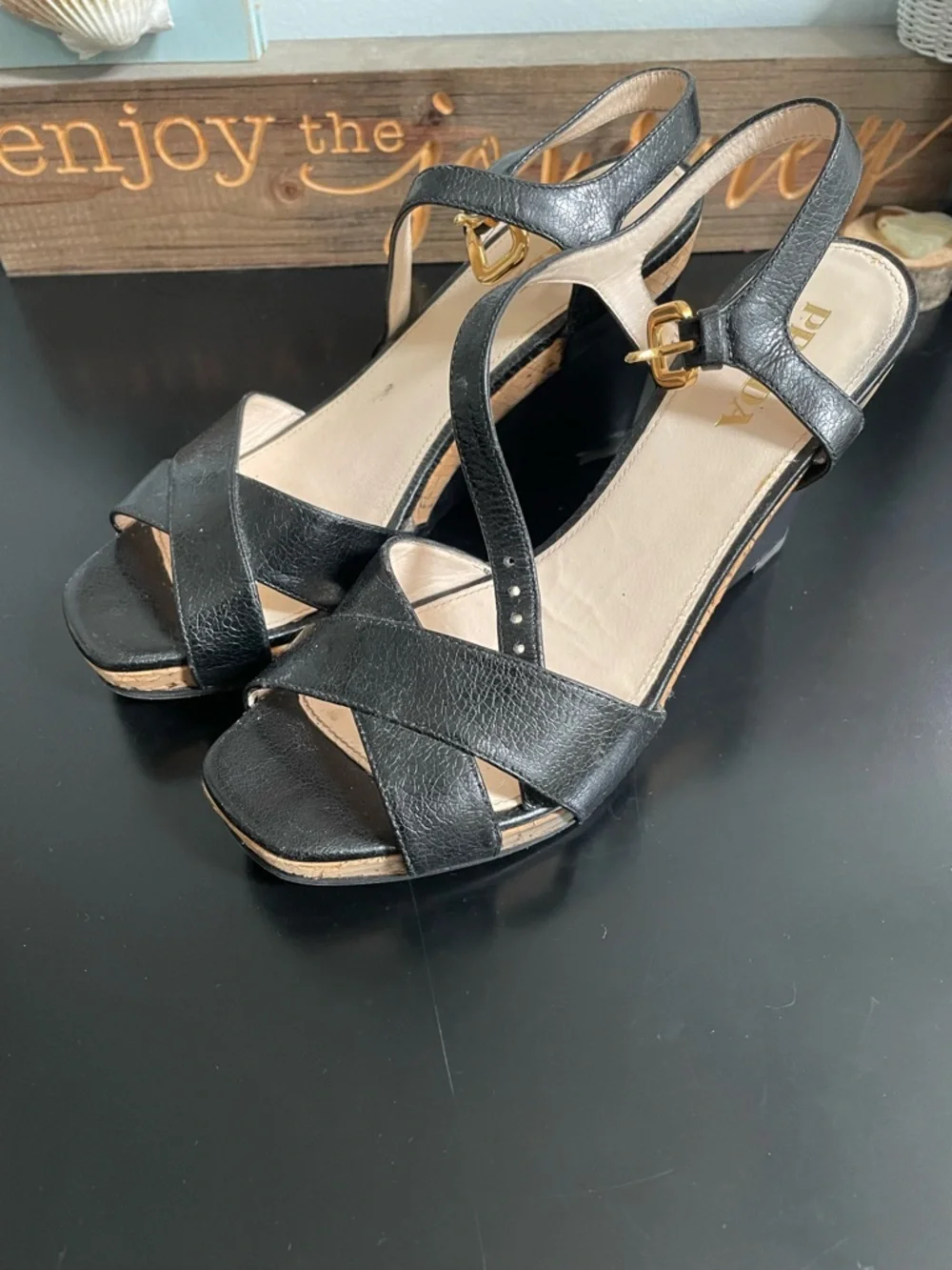 Prada wedges size 37